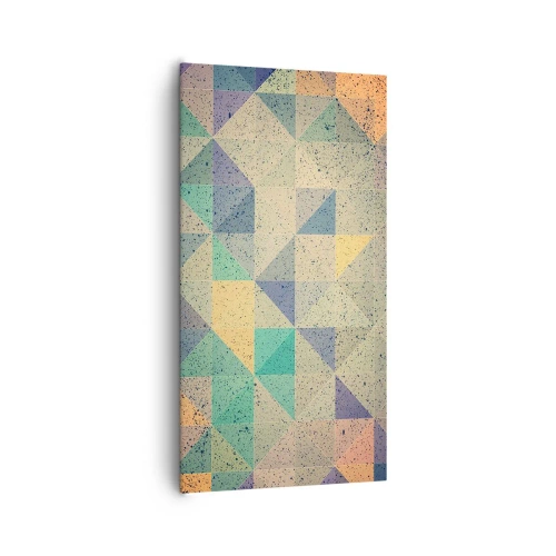 Obraz na plátně - Republika trojúhelníků - 65x120 cm