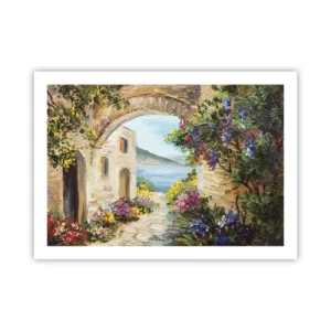 Plakát - Půvab pobřežní krajiny - 70x50 cm