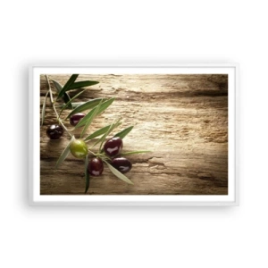 Plakát v bílém rámu - Přímo od přírody - 91x61 cm