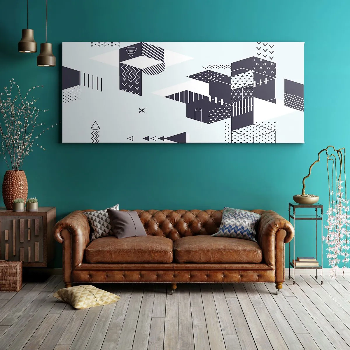 Obraz na plátně - V duši matematika - 160x50 cm