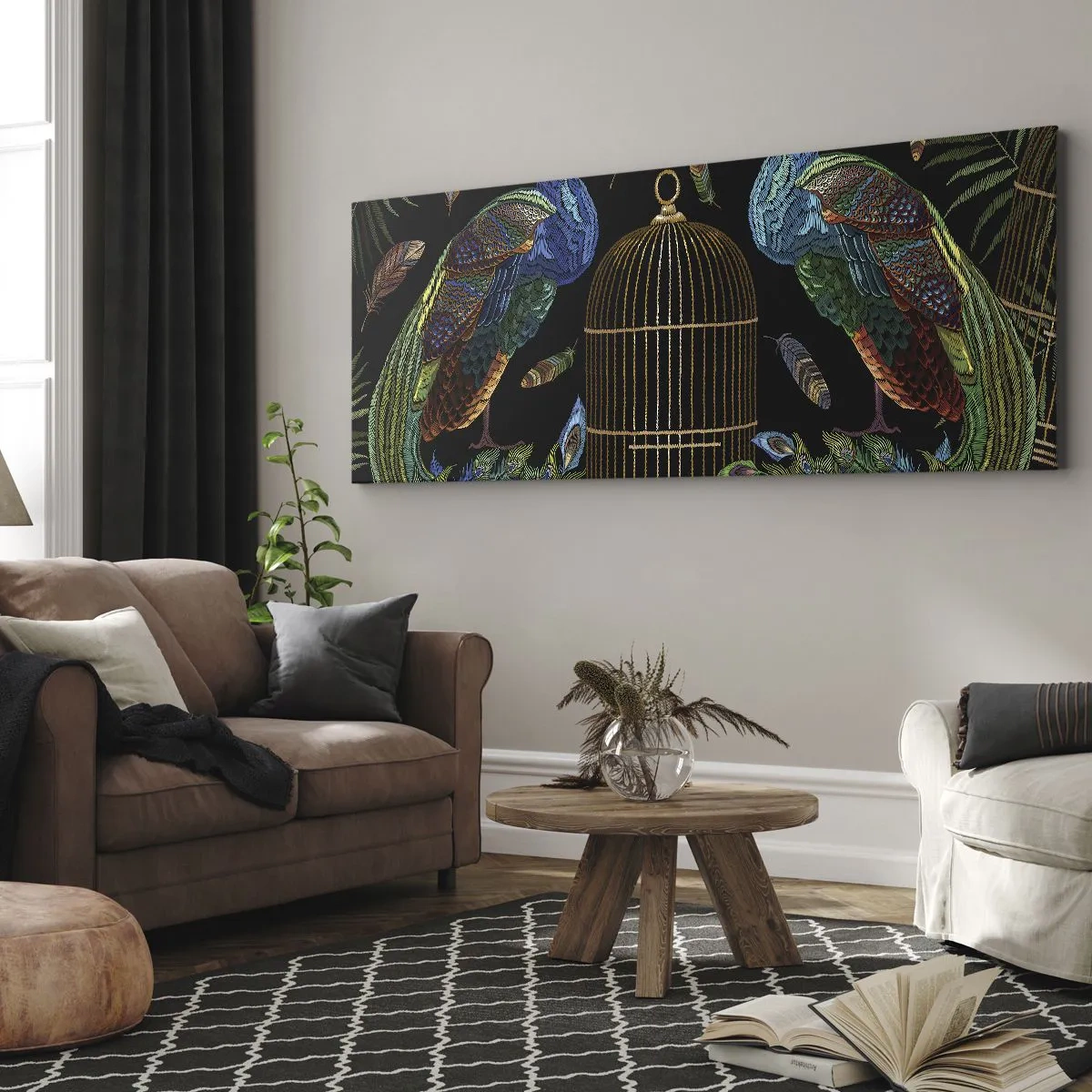 Obraz na plátně - V královském rouchu - 160x50 cm