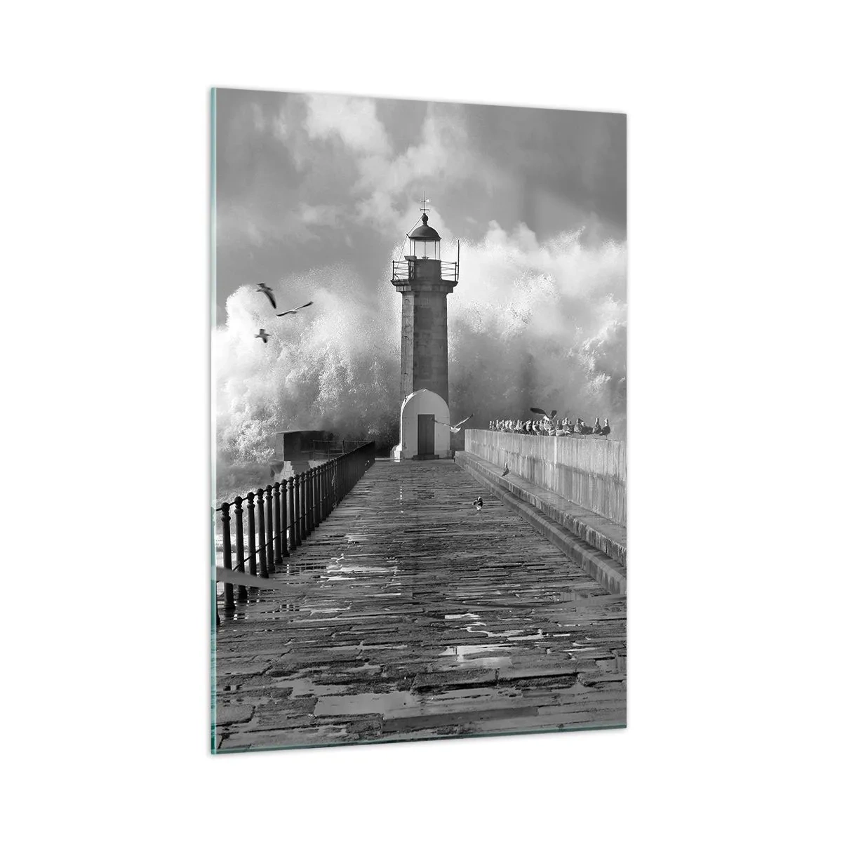 Obraz na skle - Nebojácná - 50x70 cm