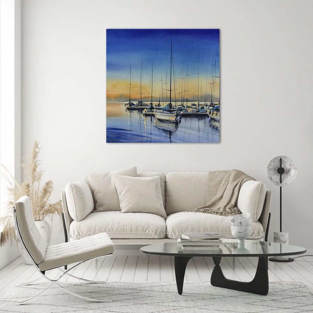 Obraz na skle - Konec dobrého dne - 30x30 cm