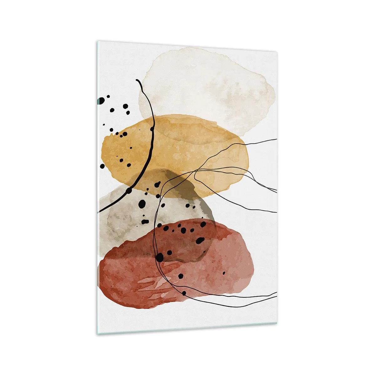 Obraz na skle - Jako lehký, průzračný vzduch - 70x100 cm