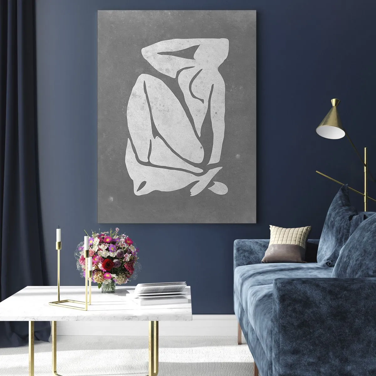 Obraz na skle - V zádumčivosti - 80x120 cm