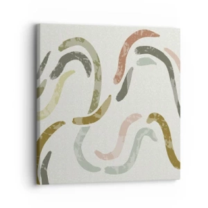 Obraz na plátně - Radostný tanec abstrakce - 30x30 cm