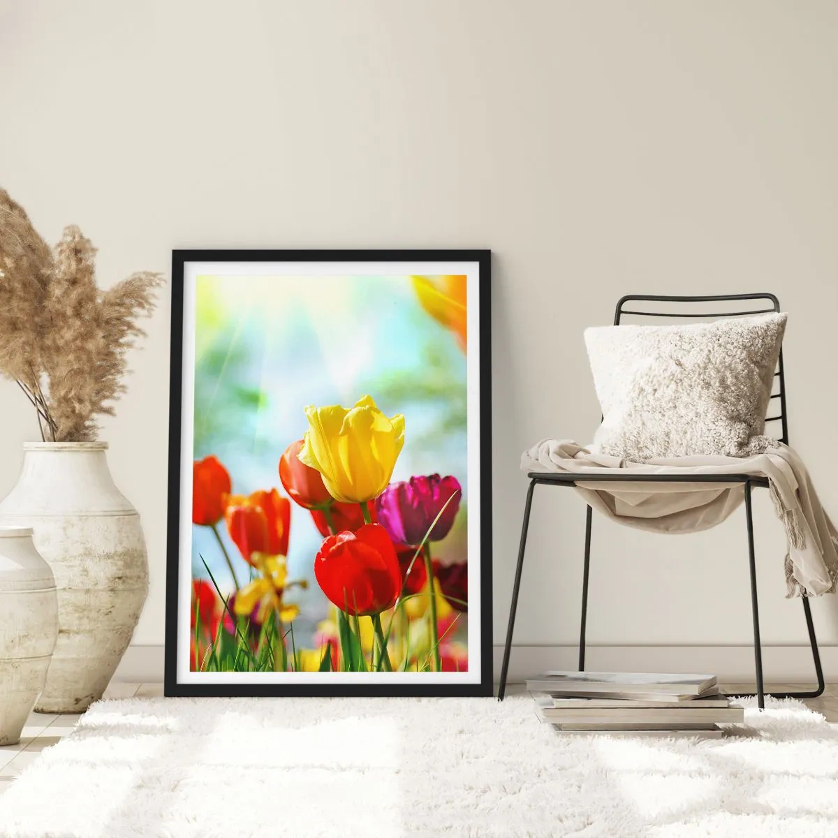 Plakát v černém rámu - Všechny barvy slunce - 40x50 cm