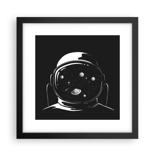 Plakát v černém rámu - Skvělý výhled - 30x30 cm