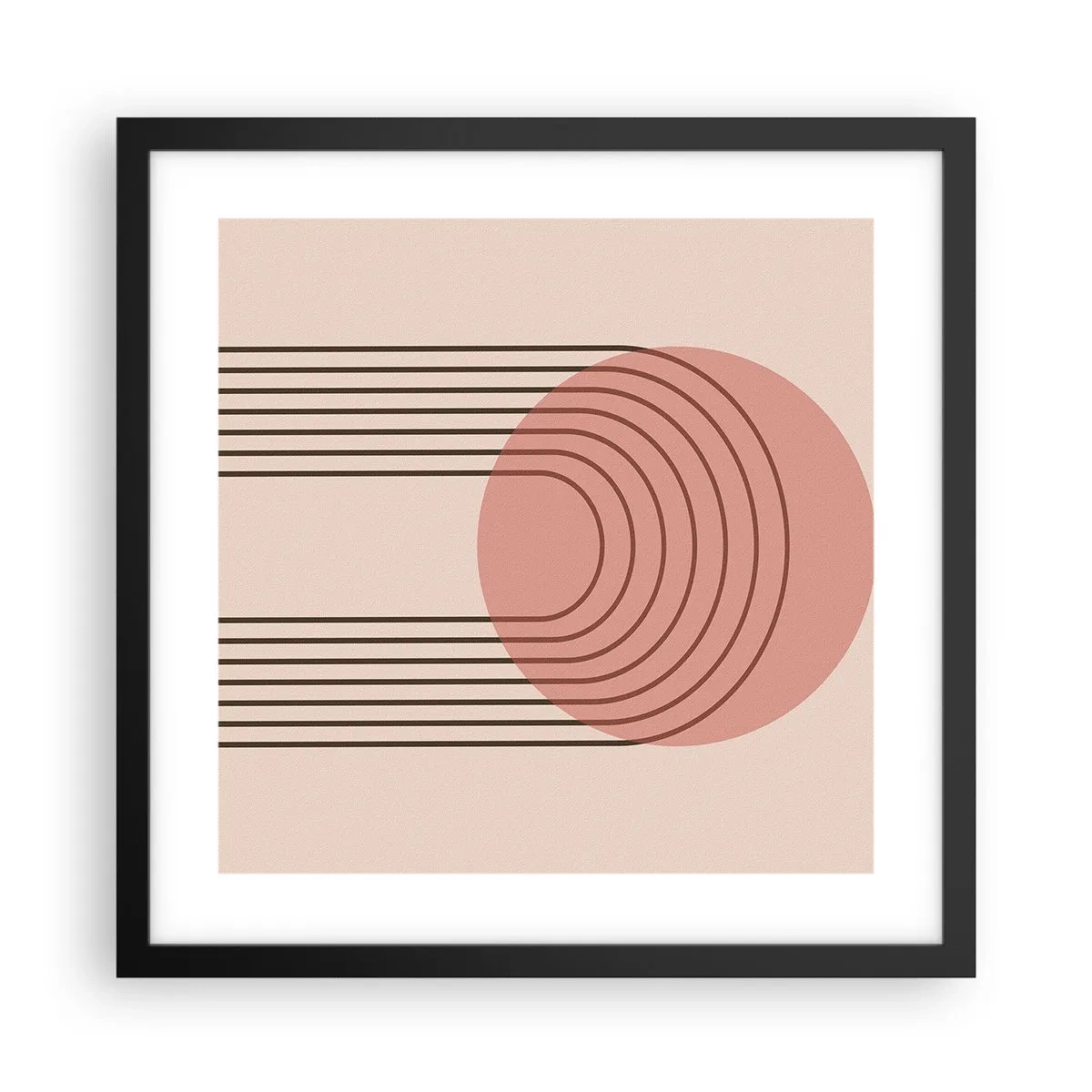 Plakát v černém rámu - Neodolatelná přitažlivost - 40x40 cm