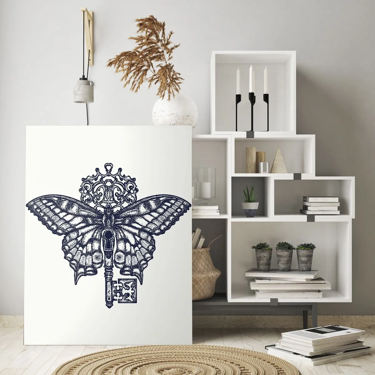 Obraz na skle - Všechna tajemství srdce - 50x70 cm