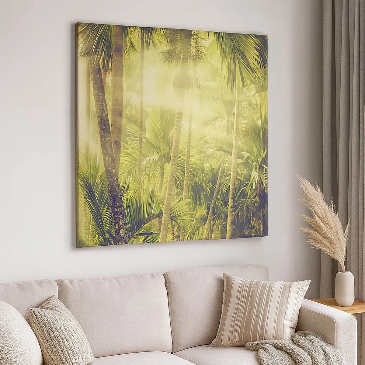 Obraz na plátně - V zeleném žáru - 30x30 cm