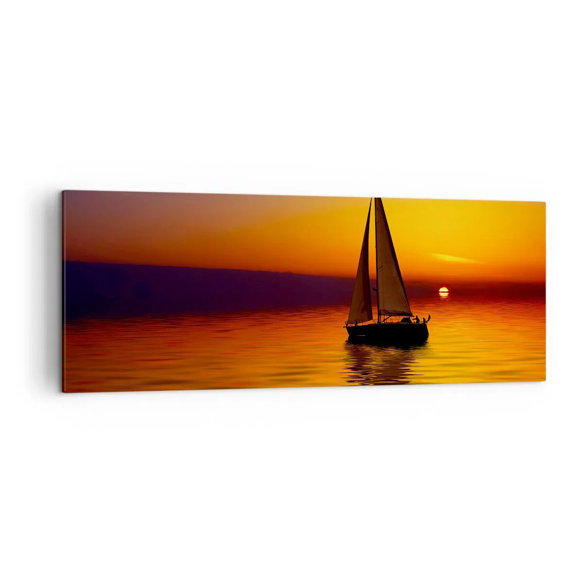 Obraz na plátně - Jak je tu za soumraku ticho… - 140x50 cm