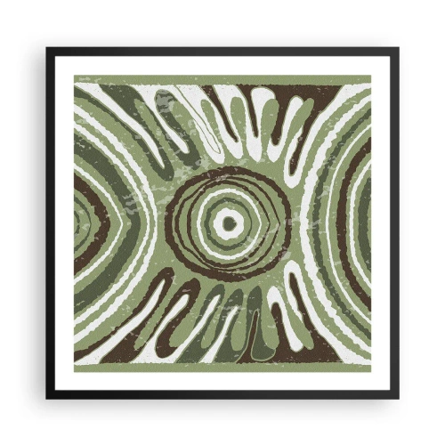 Plakát v černém rámu - Exploze emocí - 60x60 cm