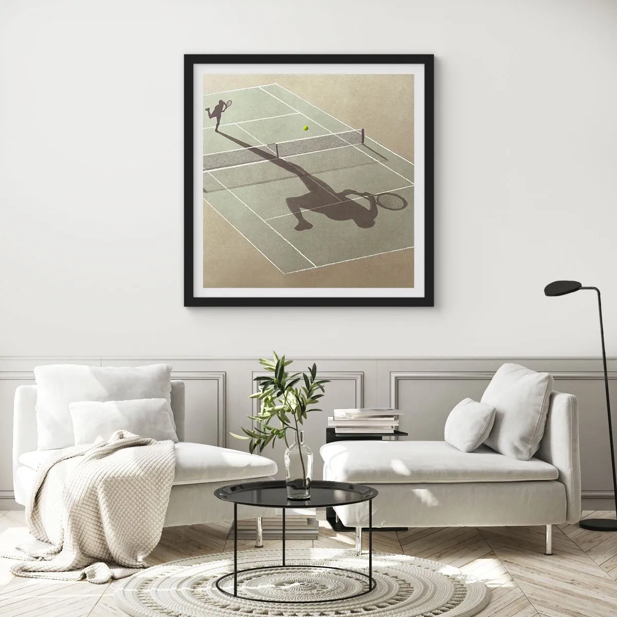 Plakát v černém rámu - Dobývání sama sebe - 60x60 cm