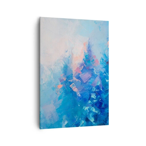 Obraz na plátně - Zimní abstrakce - 70x100 cm