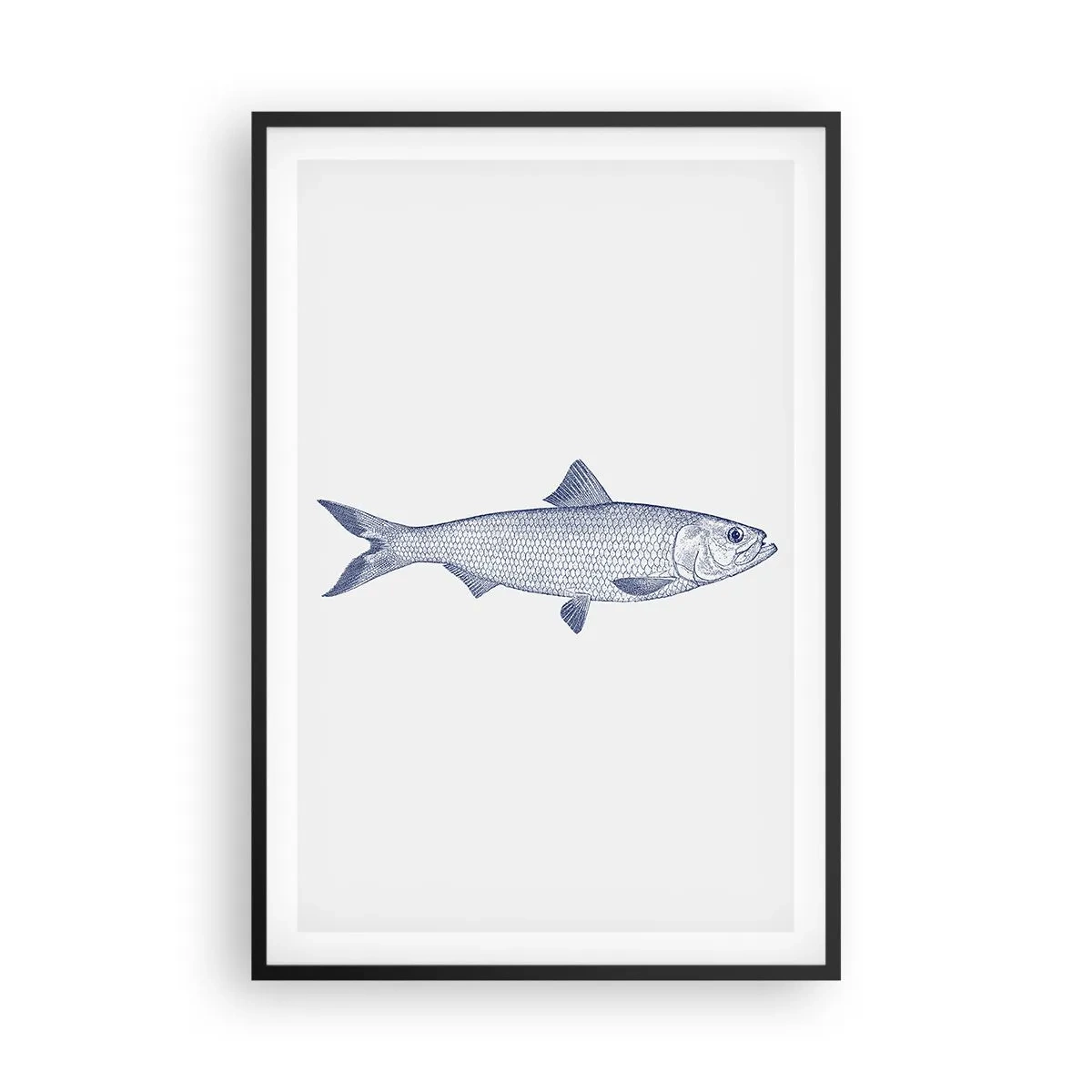 Plakát v černém rámu - Pozdravy ze severních moří - 61x91 cm