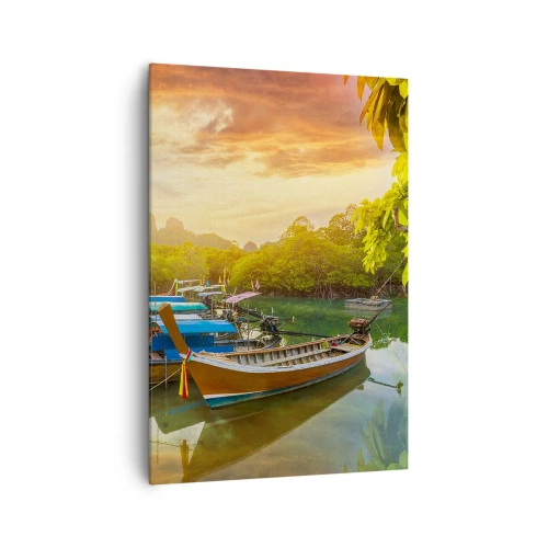 Obraz na plátně - Před rušným dnem - 70x100 cm