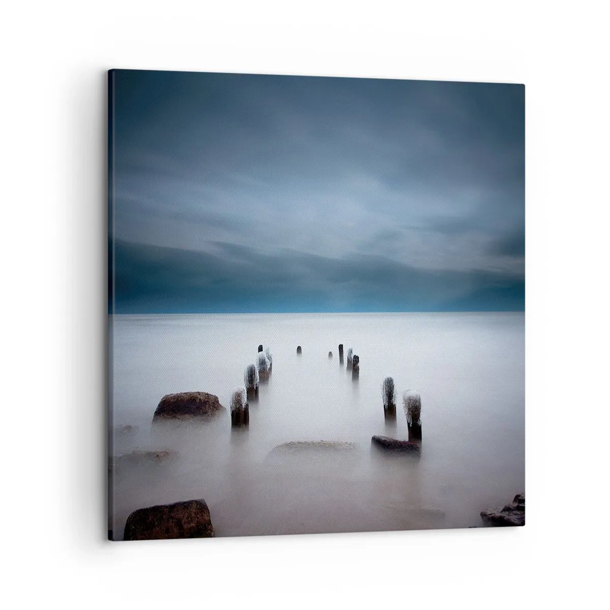 Obraz na plátně - Zamyšlené jezero - 50x50 cm