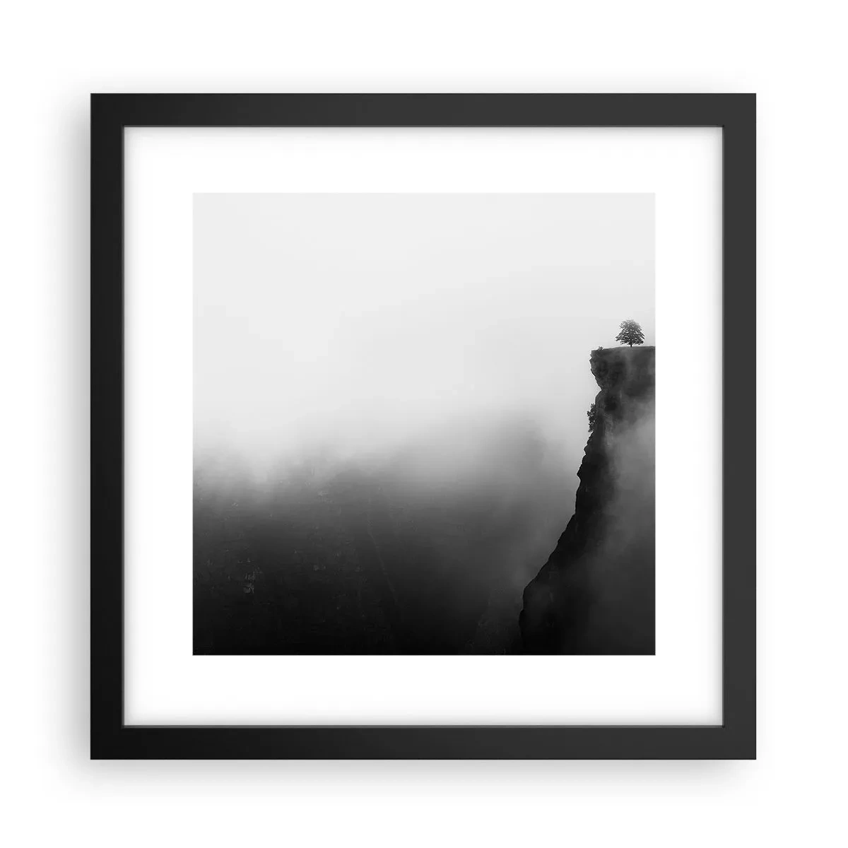 Plakát v černém rámu - Na okraji světa - 30x30 cm
