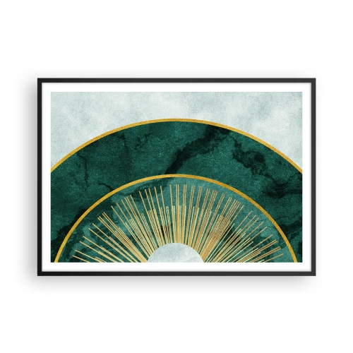 Plakát v černém rámu - Jiná sluneční soustava - 100x70 cm