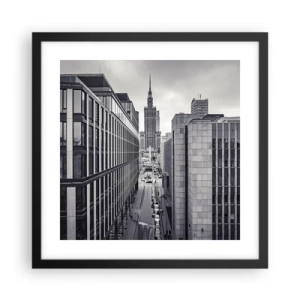 Plakát v černém rámu - Varšavské údolí - 40x40 cm