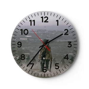 Nástěnné hodiny - Poslední spravedlivý? - 40x40 cm