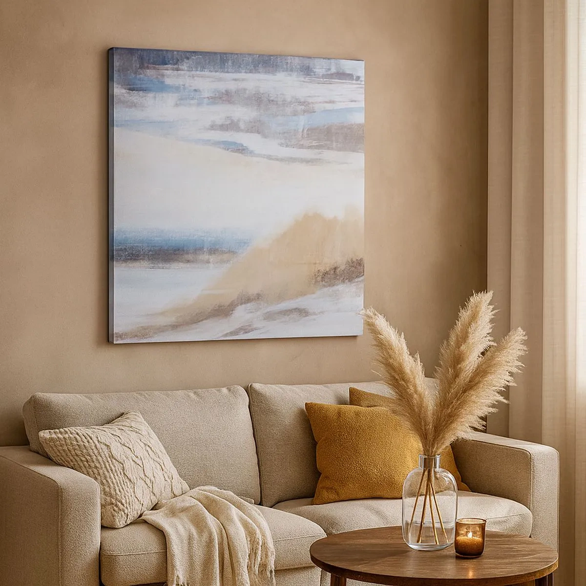 Obraz na plátně - Zimní kompozice - 30x30 cm