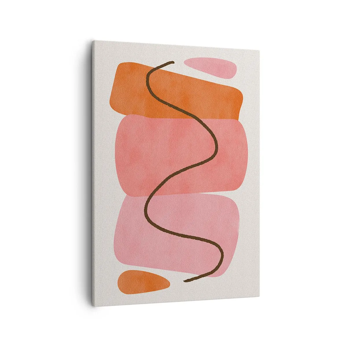 Obraz na plátně - Jemný pohyb forem - 50x70 cm