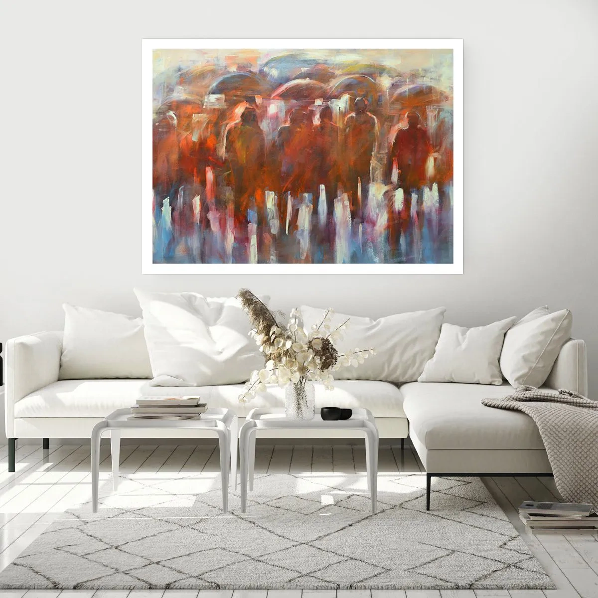 Plakát - Rovnocenní v dešti a mlze - 50x40 cm