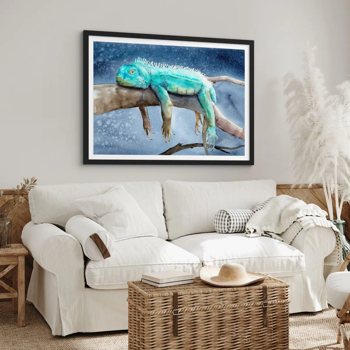 Plakát v černém rámu - Je to fajn! - 70x50 cm