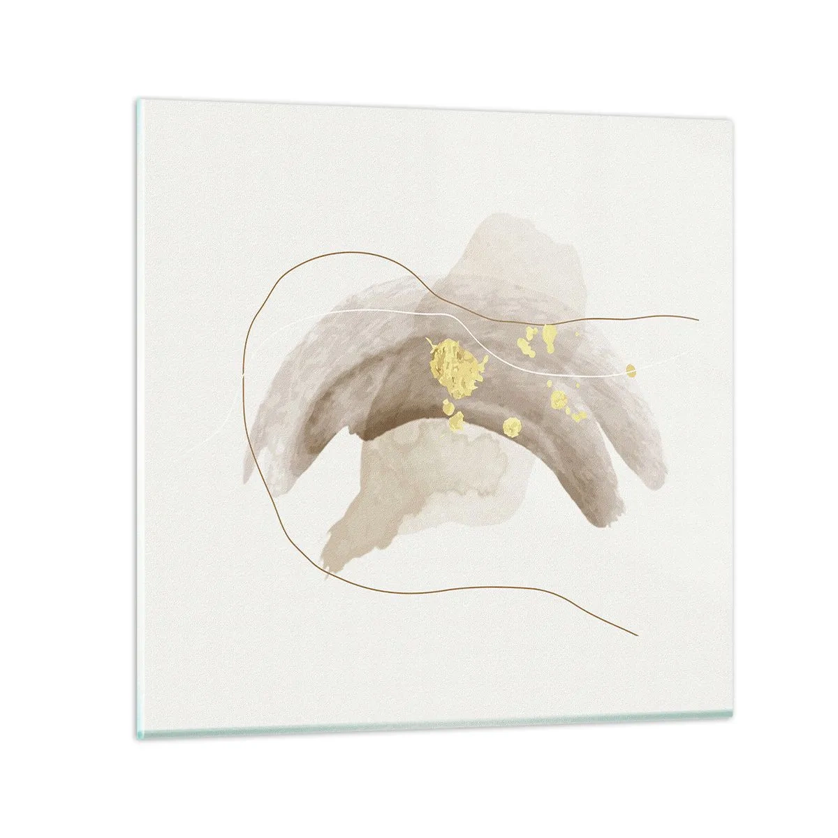 Obraz na skle - Vesmírná bytost - 40x40 cm