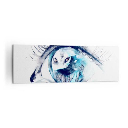 Obraz na plátně - Z očí do očí s divočinou - 160x50 cm