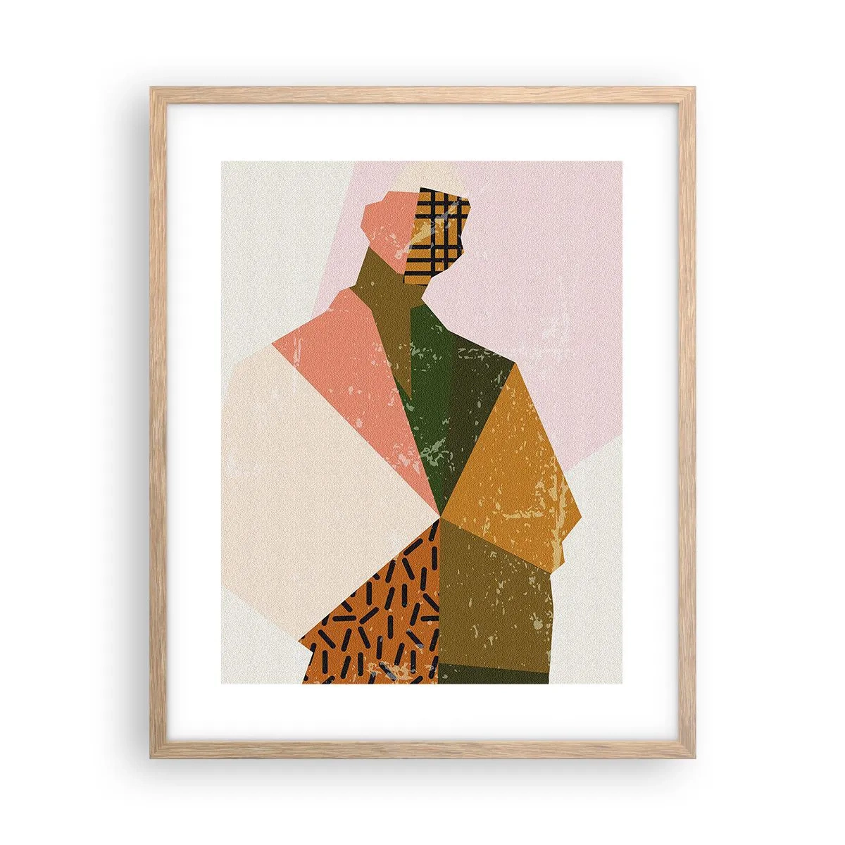 Plakát v rámu světlý dub - Člověk – složitá bytost - 40x50 cm
