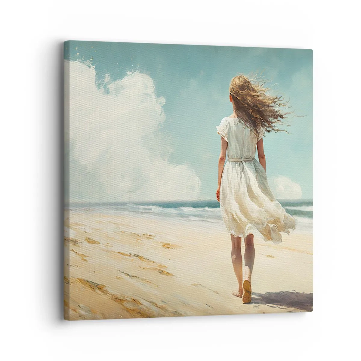 Obraz na plátně - Směrem k slunci a větru - 30x30 cm