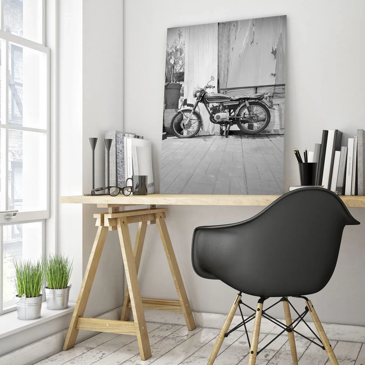 Obraz na skle - Klasika nade vše - 50x70 cm