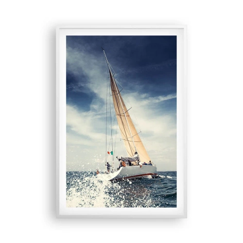 Plakát v bílém rámu - Nás nedohoní! - 61x91 cm