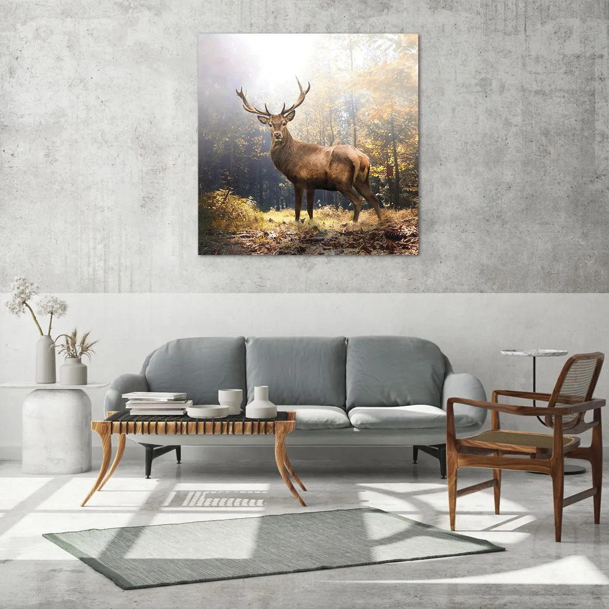 Obraz na skle - Plné důstojnosti - 60x60 cm