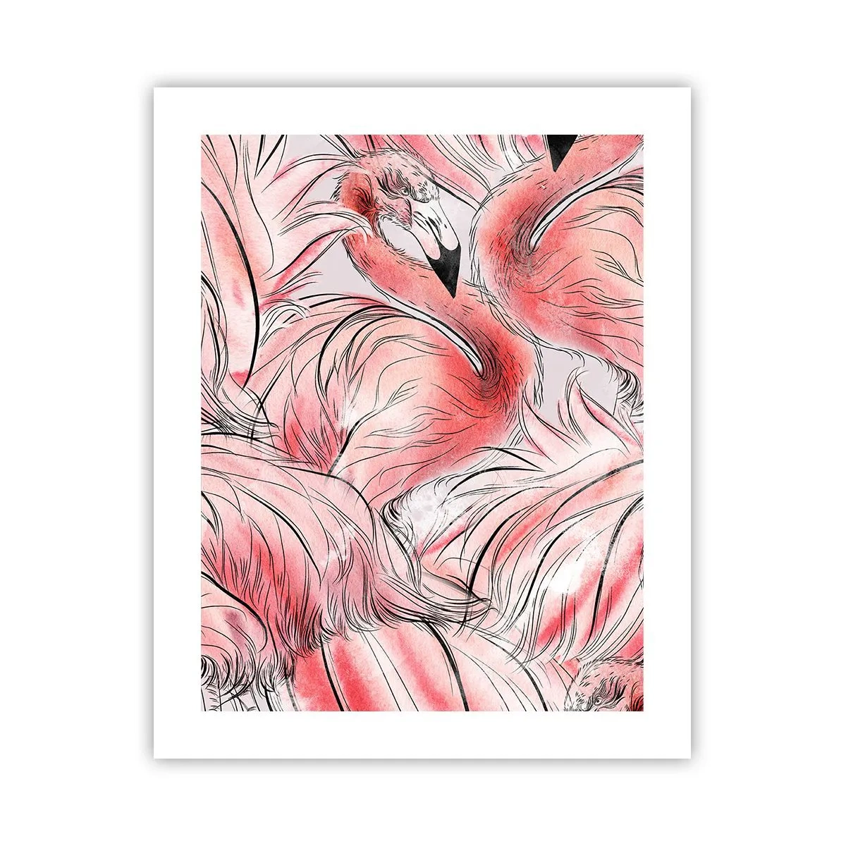 Plakát - Ptačí corps de ballet - 40x50 cm