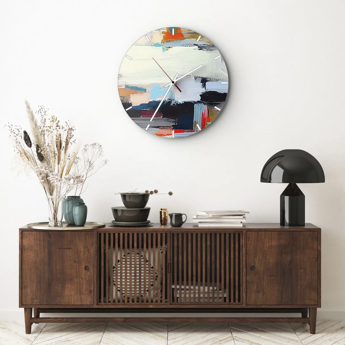 Nástěnné hodiny - Nějaký způsob? - 30x30 cm