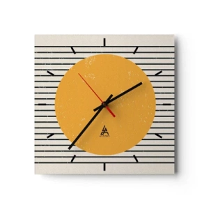 Nástěnné hodiny - Síla jednoduchosti - 40x40 cm