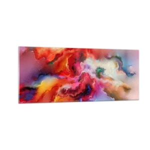 Obraz na skle - Jak zachytit sny - dým - 100x40 cm