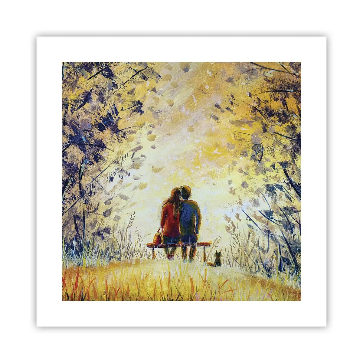 Plakát - Magický okamžik - 40x40 cm