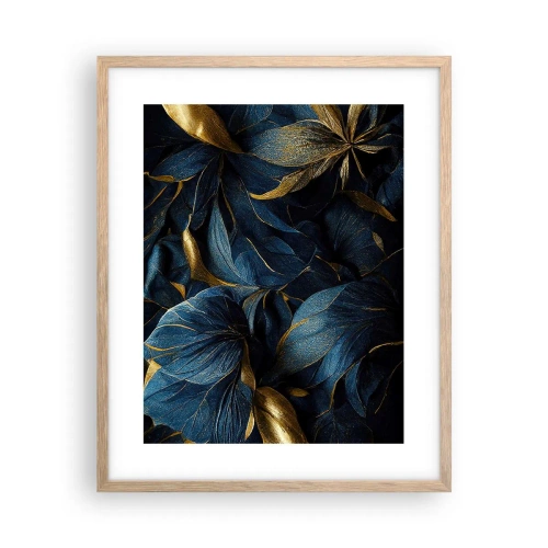 Plakát v rámu světlý dub - Podšívané zlatem - 40x50 cm