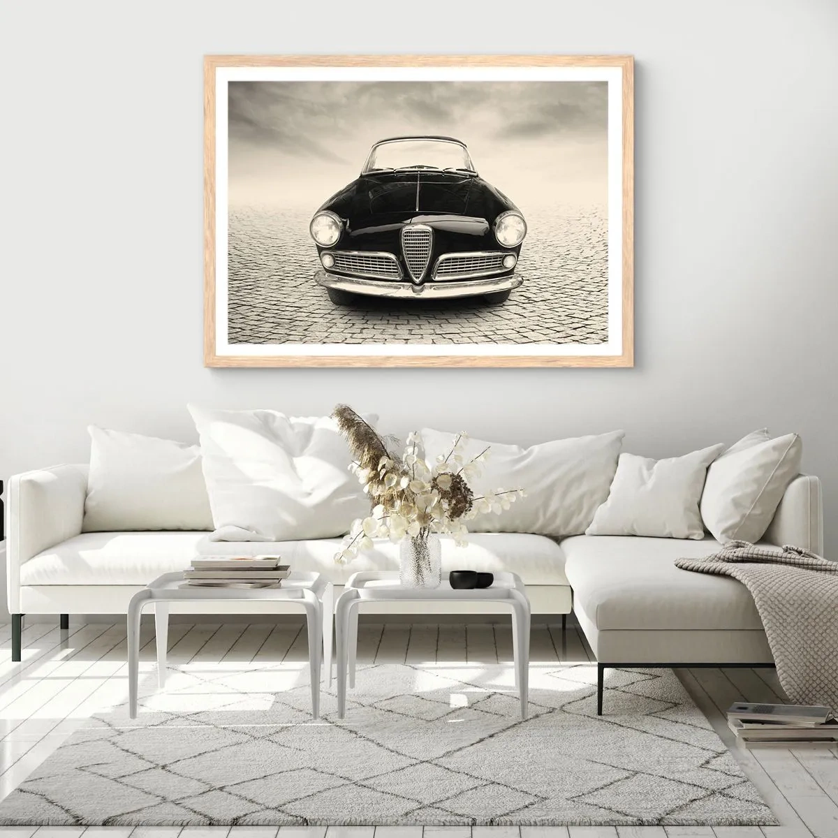 Plakát v rámu světlý dub - Jak mě nemilovat? - 100x70 cm