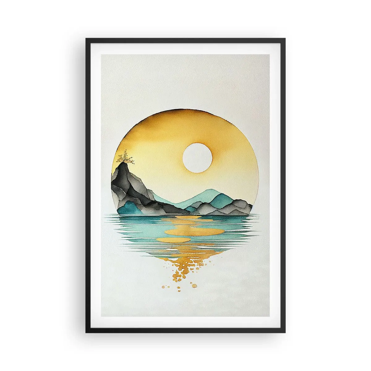 Plakát v černém rámu - V kruhu krásy - 61x91 cm