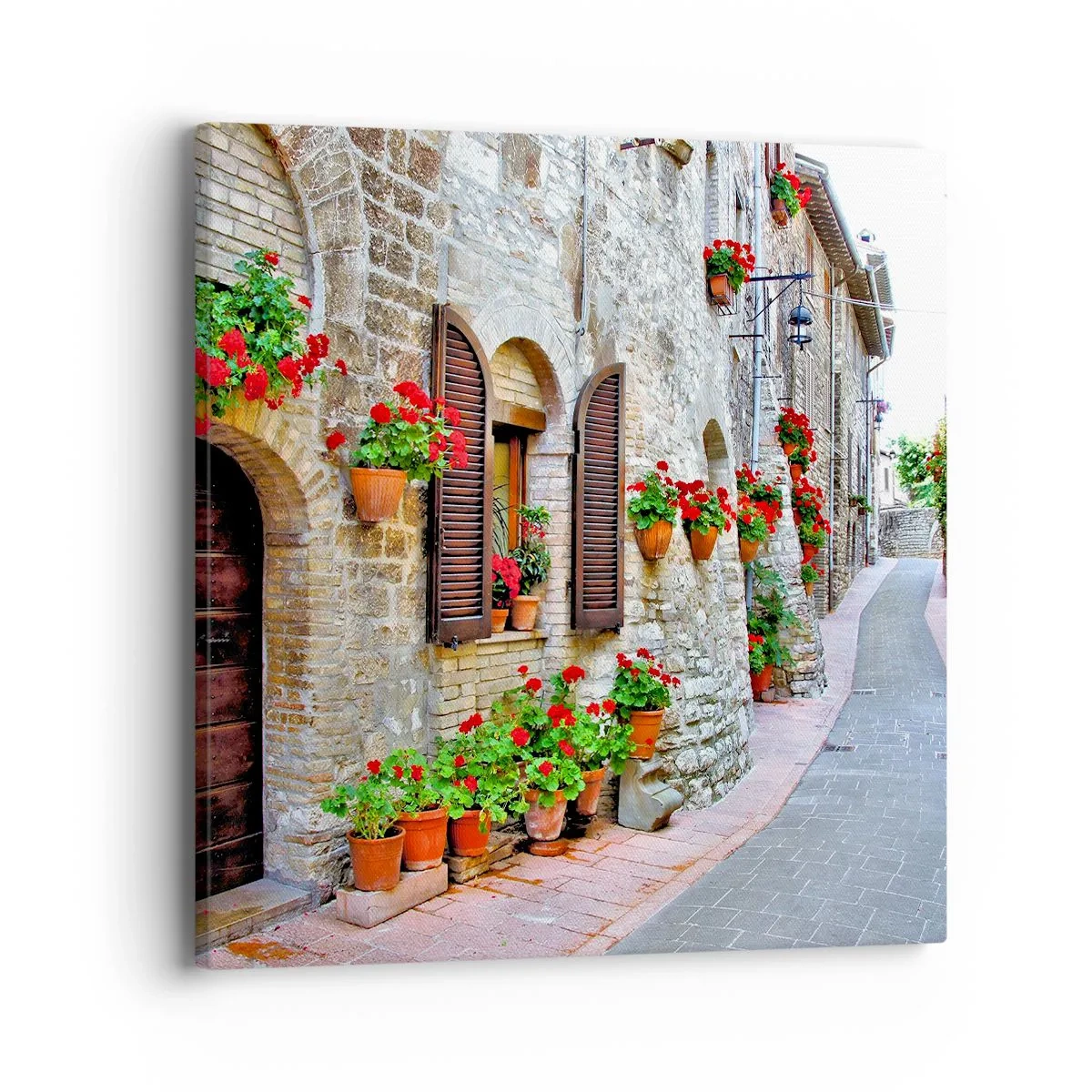 Obraz na plátně - Italská atmosféra - 40x40 cm