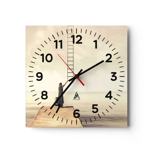 Nástěnné hodiny - Magická cesta - 40x40 cm