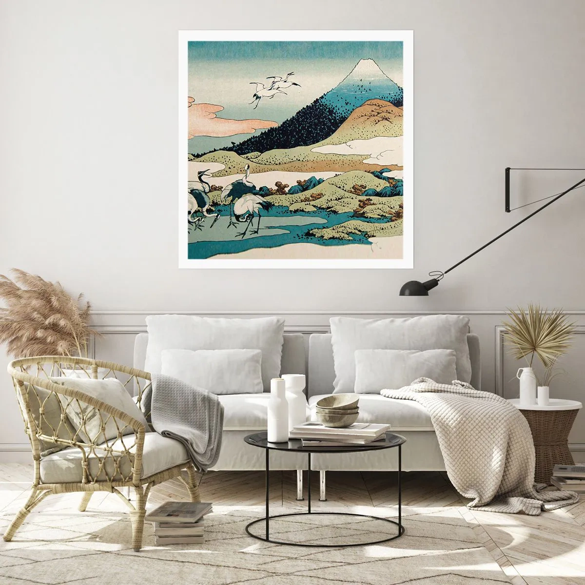 Plakát - V japonském duchu - 40x40 cm
