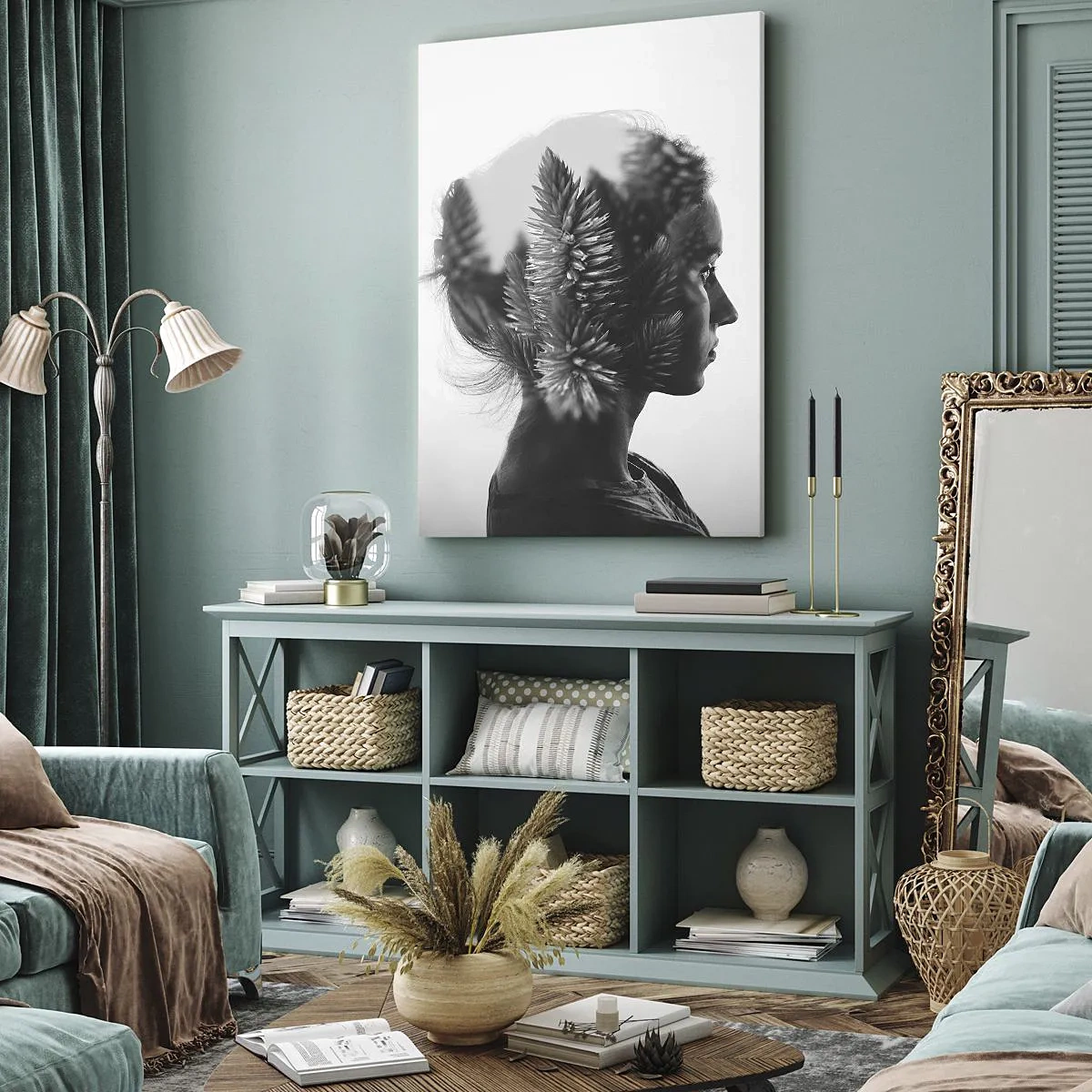 Obraz na plátně - Paní borovicového lesa - 50x70 cm