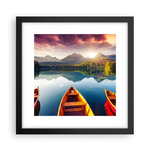 Plakát v černém rámu - Nic proti přírodě - 30x30 cm